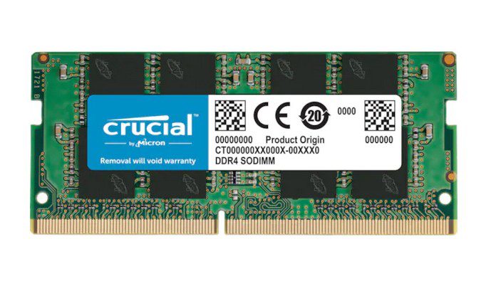 Crucial 8 GB 3200Mhz DDR4 CT8G4SFRA32A Notebook Ram