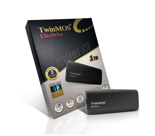 2TB TwinMOS USB 3.2/Type-C (PSSD2TBMEDB) Gri Taşınabilir SSD Disk
