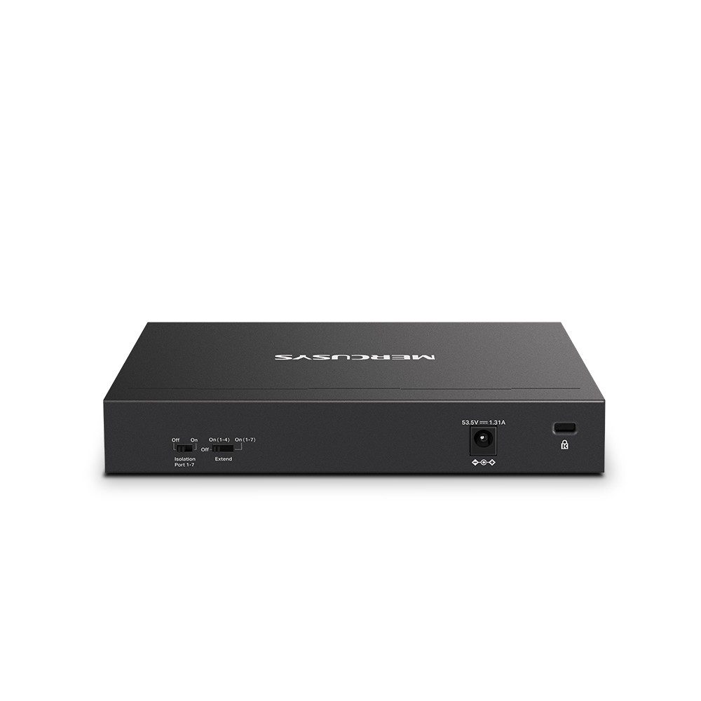 TP-Link Mercusys MS108GP 8 Port 10/100/1000 7 PORT 65W PoE Yönetilemez Switch