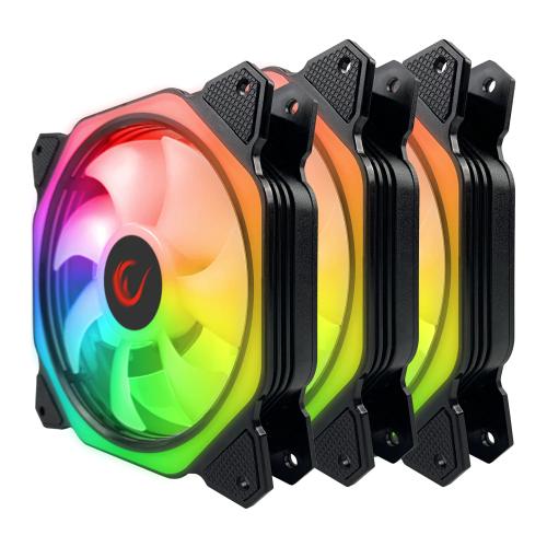 Rampage COOLWIND F1 3*12CM ARG FAN 1200 RPM + KUMANDA Gaming Oyuncu Kasa Fan Kiti
