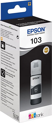 EPSON T00S14A 103 BLACK SIYAH ŞIŞE MUREKKEP L1210/3210/3250-51/5290
