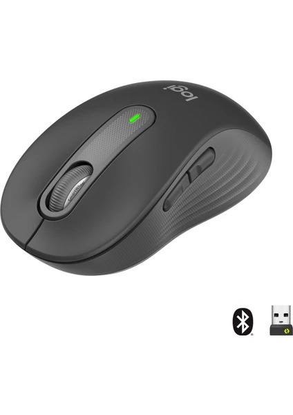 Logitech M650 910-006253 SIGNATURE KABLOSUZ Usb Nano Alıcılı Siyah Mouse