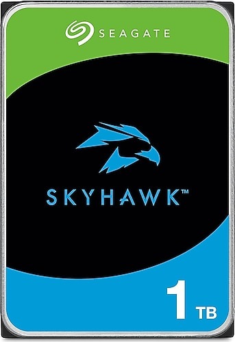 SEAGATE 3.5 SKYHAWK 1TB 5400RPM 256MB SATA3 Güvenlik HDD ST1000VX013 (7/24)