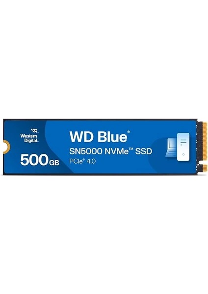WD SN5000S 2280 512GB NVME M.2 5000/4000 MB/s Gen 4 SSD (Kutusuz)