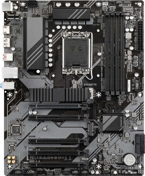 GIGABYTE B760 DS3H DDR4(x4) HDMI DP M.2 x 2X 16x 1700P USB 3.2 TYPE-C (12-13-14. Nesil)