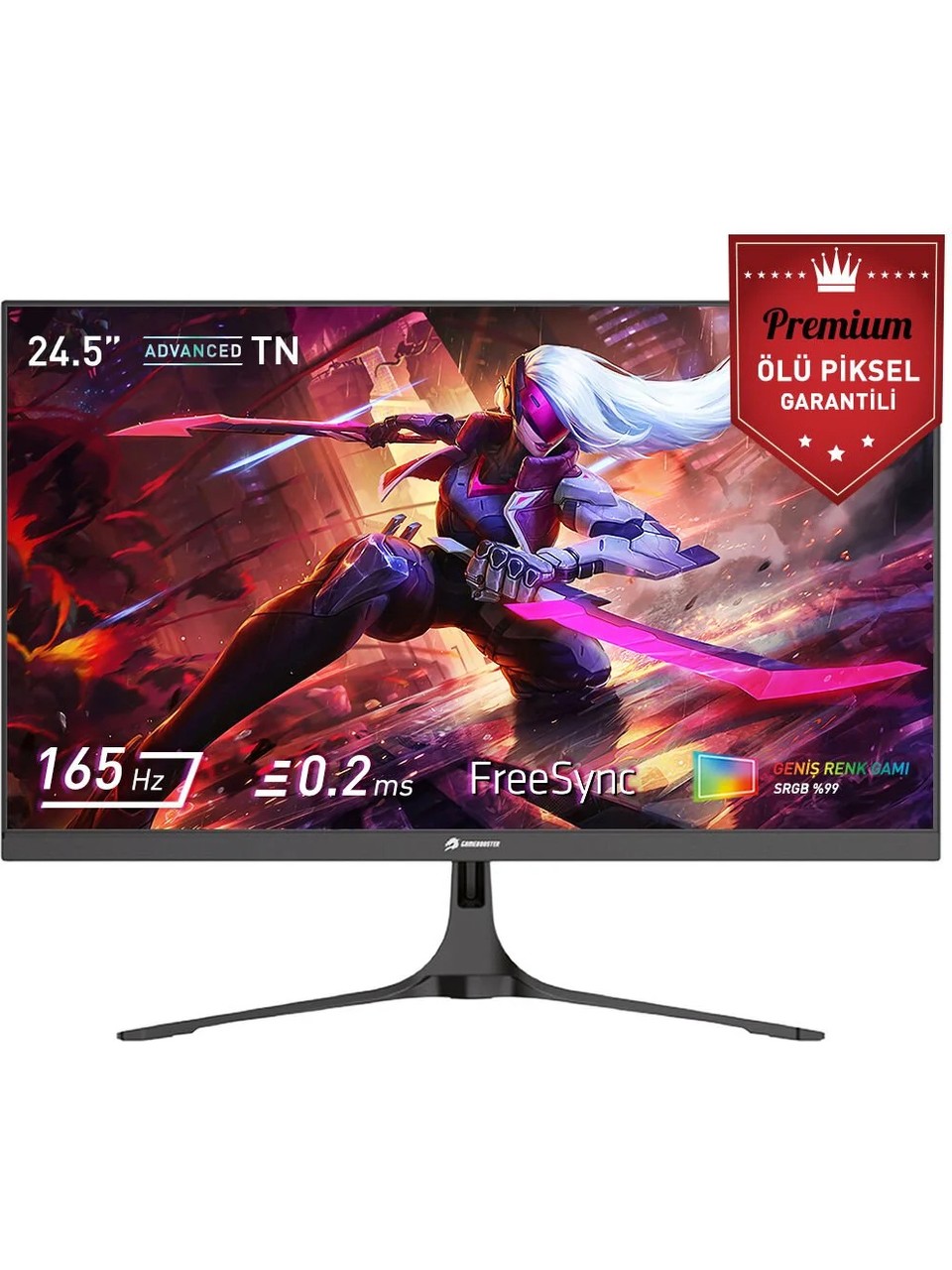 GAMEBOOSTER 24.5 GB-2516FF TN FREESYNC,G-SYNC 0.2Ms 165Hz HDMI+DP FHD GAMING MONITÖR