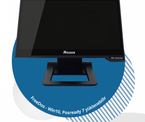 RİOPOS A2L i5-6.NESİL MULTİ TOUCH 8GB RAM 128GB SSD ETHERNET 15.6 BOE / LG EKRAN, 2,4 GHZ 6 USB PORT 2 COM PORT Dokunma