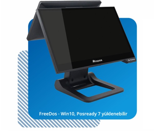 RİOPOS A2L i5-6.NESİL MULTİ TOUCH 8GB RAM 128GB SSD ETHERNET 15,6 -11.6 MÜŞTERİ EKRANLI BOE / LG EKRAN, 2,4 GHZ Dokunma