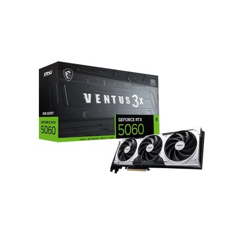 MSI GEFORCE 8GB RTX5060TI VENTUS 3X OC GDDR7 128 Bit HDMI 3xDP 16X
