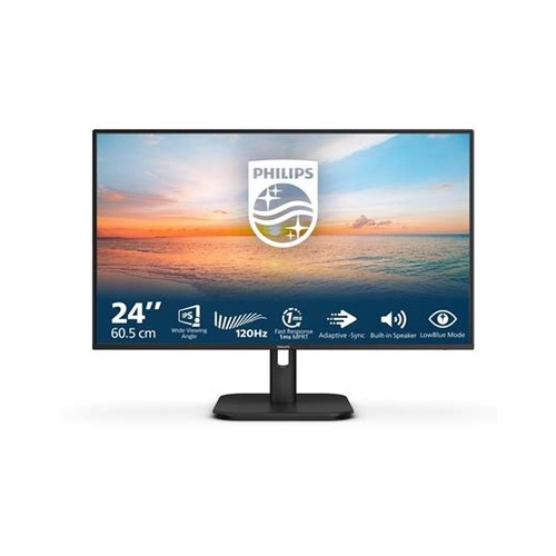 PHILIPS 23.8 24E1N1200A/01 1Ms 120Hz M.M. (HOPARLÖR) VGA, DP, HDMI IPS FHD LED Monitör