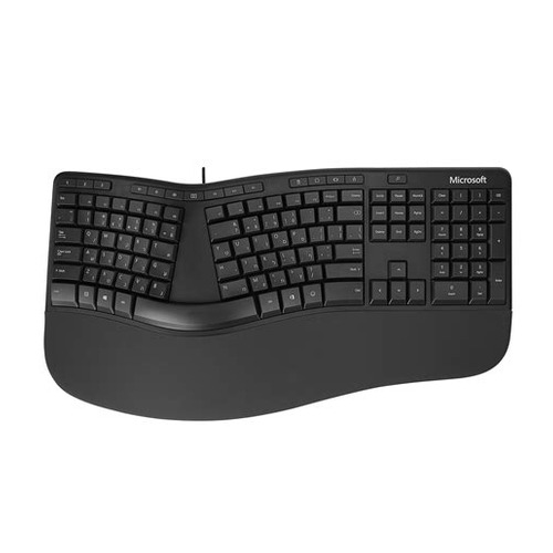 Microsoft BUISNESS ERGONOMIC HEBREW LAYOUT Siyah Multimedya Klavye (LXN-00016)