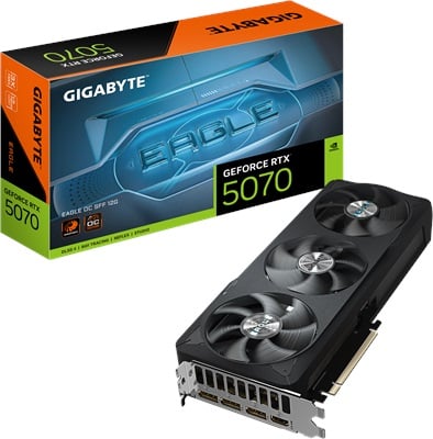 Gigabyte GeForce RTX 5070 EAGLE OC SFF 12GB GDDR7 192 Bit DLSS 4 Ekran Kartı