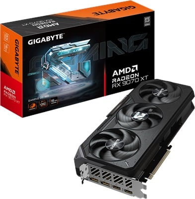 Gigabyte Radeon RX 9070 XT Gaming OC 16G 16GB GDDR6 256 Bit Ekran Kartı