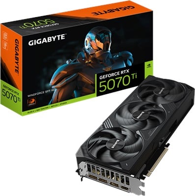Gigabyte GeForce RTX 5070 Ti Windforce SFF 16G 16GB GDDR7 256 Bit DLSS 4 Ekran Kartı